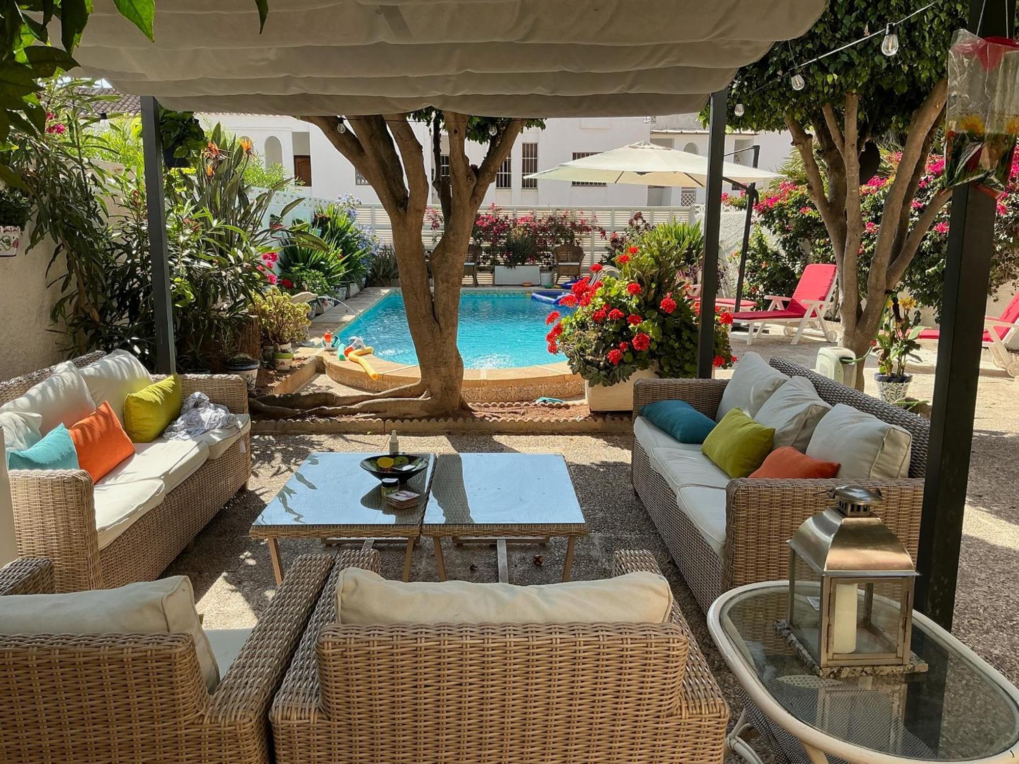 Large Villa Private Pool And Garden Near Beach Roquetas de Mar Esterno foto